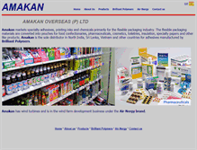Tablet Screenshot of amakaan.com